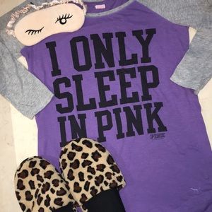 PINK VS NIGHT GOWN